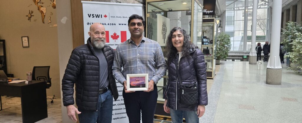 RCIC Mathai with Citizenship Client after successful case