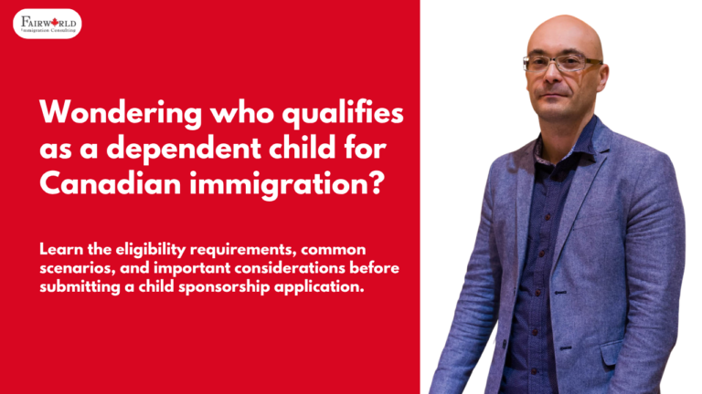 Featured image of the blog on Dependent Child Sponsorship in Canada.