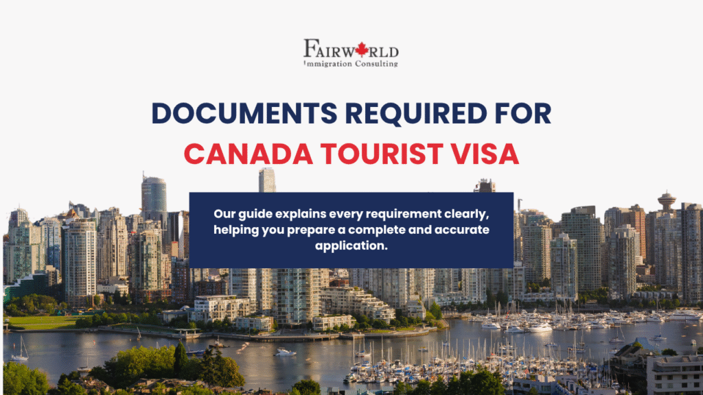 Documents required for Canada tourist visa blog featured image